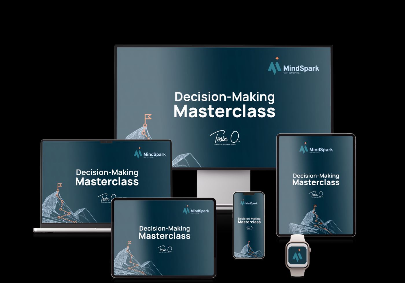 The Decision-Making Masterclass on laptop, tablet and phone